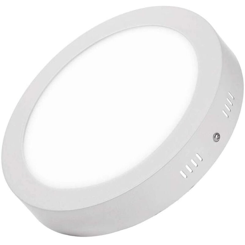 foto del prodotto trade shop traesio - plafoniera led soffitto lampade plafoniere da soffitto led 18w resa 200w - -bianco naturale tondo -