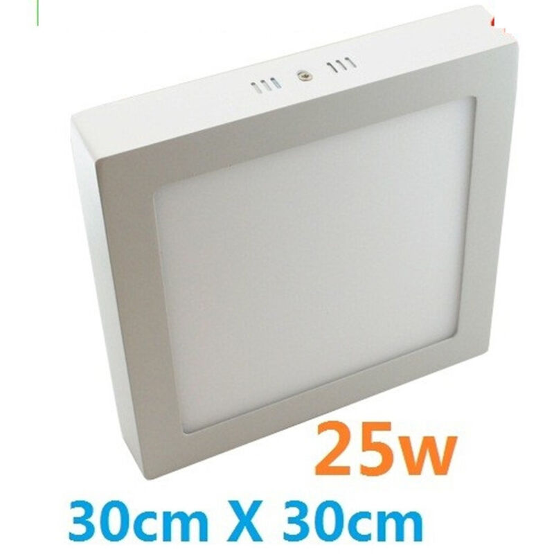 foto del prodotto trade shop traesio plafoniera led soffitto lampade quadrato 150 led 25w resa 250w luce bianca bianco freddo quadrato 
