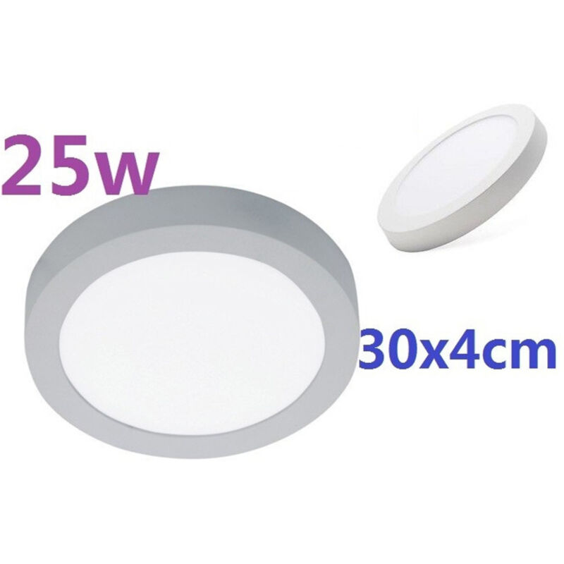 foto del prodotto trade shop traesio plafoniera led soffitto lampade quadrato 150 led 25w resa 250w luce bianca bianco freddo tondo 