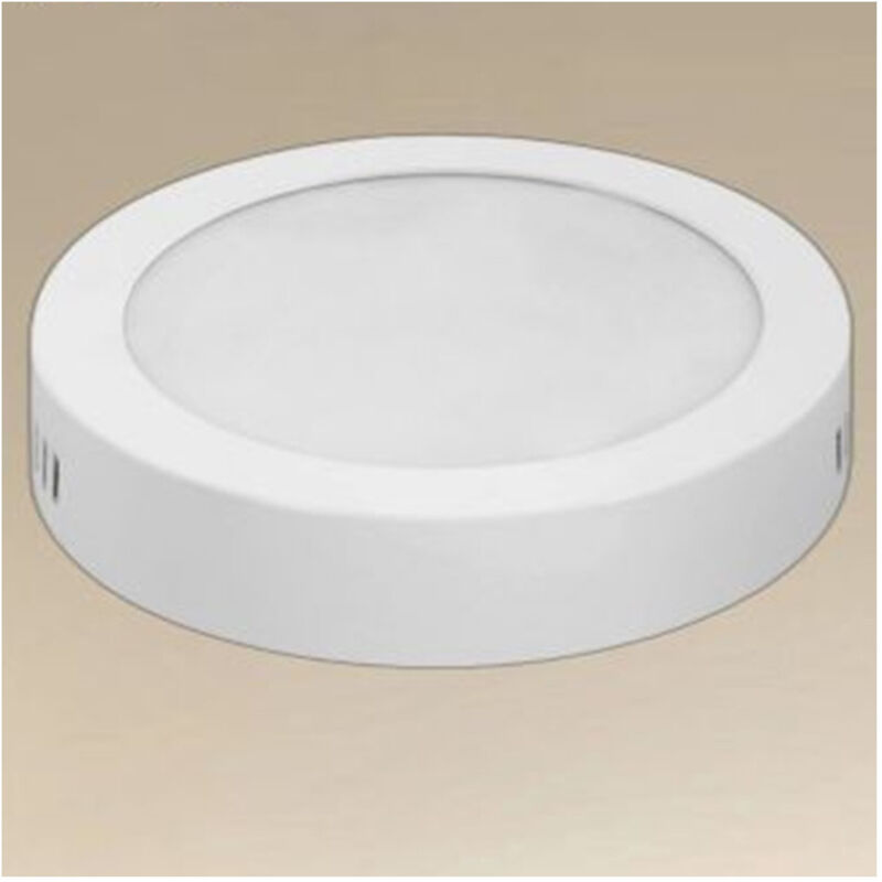 foto del prodotto trade shop traesio plafoniere led 12w luce 3000k 6500k tondo soffitto parete interruttore 1320lm 00137 
