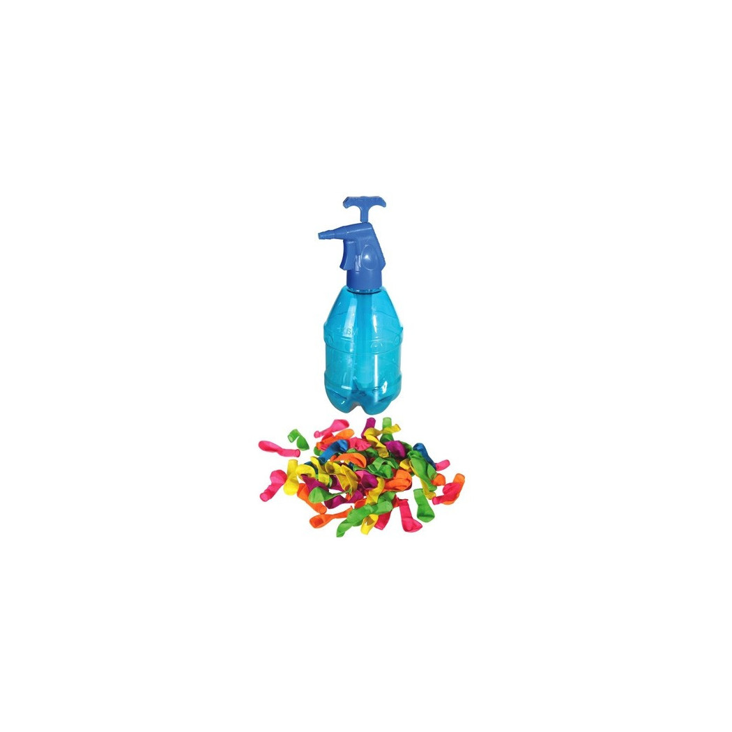 foto del prodotto trade shop traesio pompa 2 lt per gavettone bombe d acqua con 250 palloncini inclusi party spiaggia 