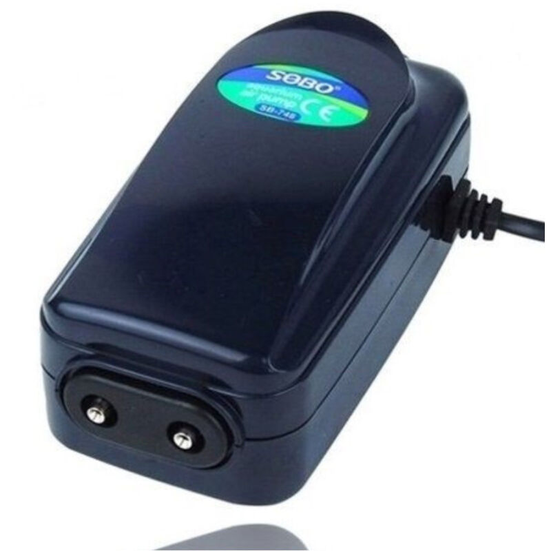 foto del prodotto trade shop traesio pompa areatore aeratore dn 848 acquario 2 uscita 12w 6.5l min 0.04mpa 