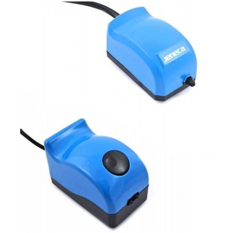 foto del prodotto trade shop traesio pompa areatore silenzioso ap 9804 2 uscite vie per acquario pompa aria aeratore 