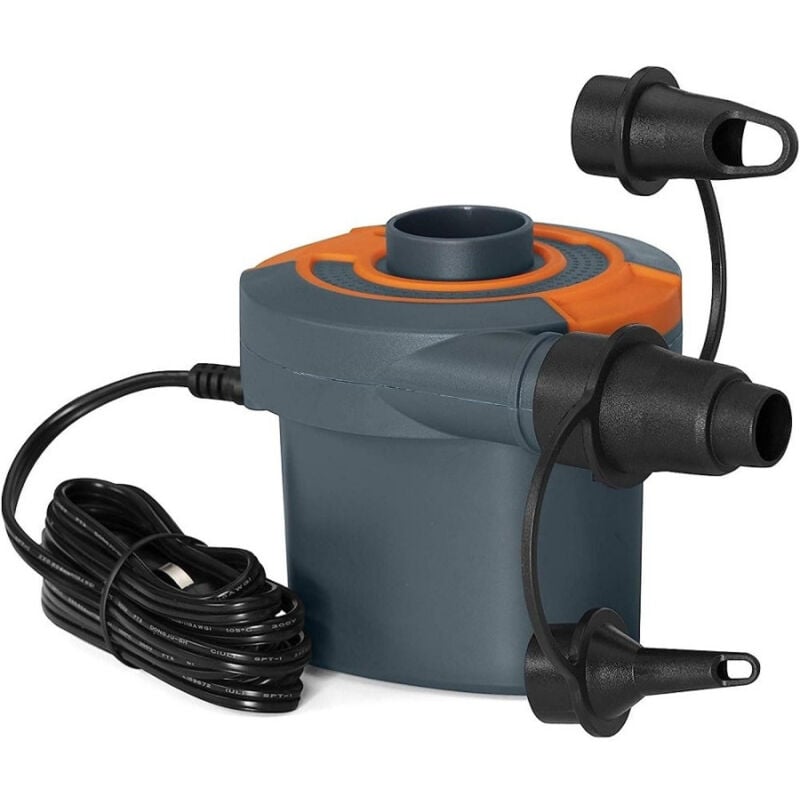 foto del prodotto trade shop traesio pompa gonfiaggio elettrica ad aria sidewinder 3 adattatori accendisigari 62142 