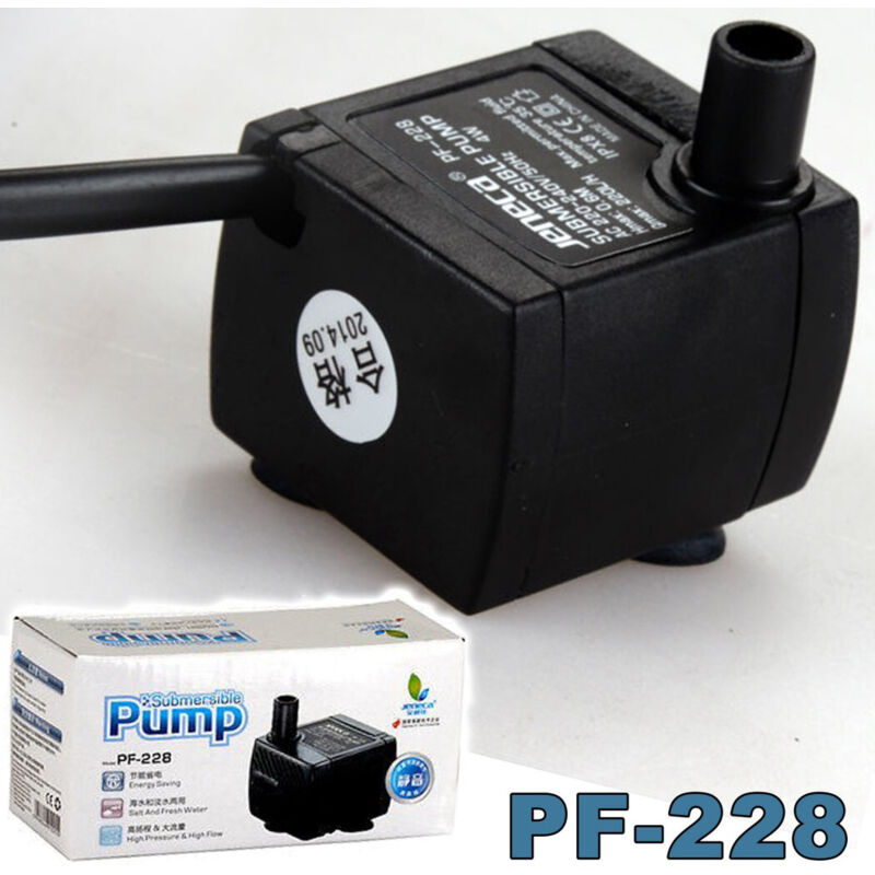 foto del prodotto trade shop traesio pompa per acquario 4w 220 l h filtro mini fontana pf 228 laghetto stagno filtro 