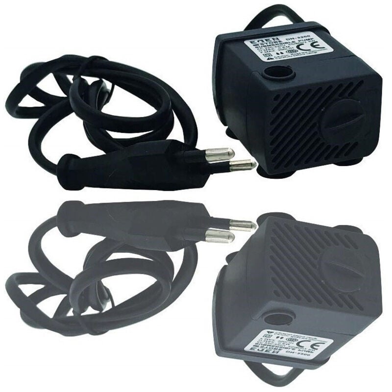foto del prodotto trade shop traesio pompa sommergibile dn3200 acquario 5w 0.6mt multi funzione 300l h immergibile 