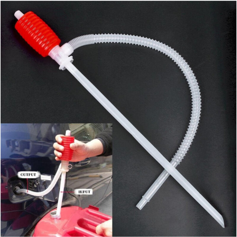 foto del prodotto trade shop traesio pompa travaso manuale a sifone succhia aspira liquidi carburante vino acqua olio 