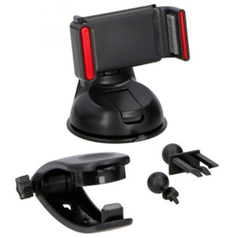 foto del prodotto trade shop traesio porta cellulare supporto auto universale cellulari smartphone gps con ventosa 