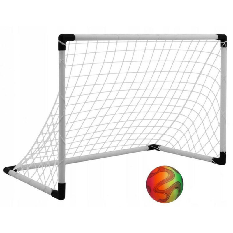 foto del prodotto trade shop traesio porta da calcio 90x62x47 cm rete pallone calcetto allenamento bambini gvc 0904 