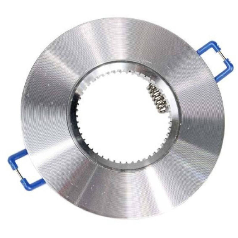 foto del prodotto trade shop traesio porta faretto da incasso tondo supporto per faretti luci portafaretto rotondo p7 grigio