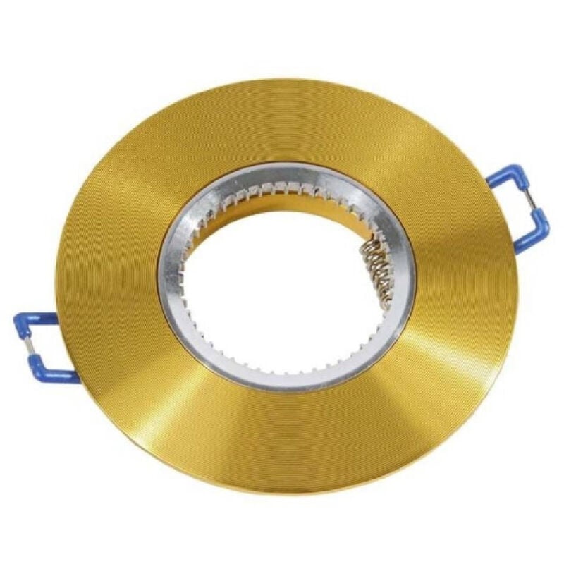 foto del prodotto trade shop traesio porta faretto da incasso tondo supporto per faretti luci portafaretto rotondo p7 oro