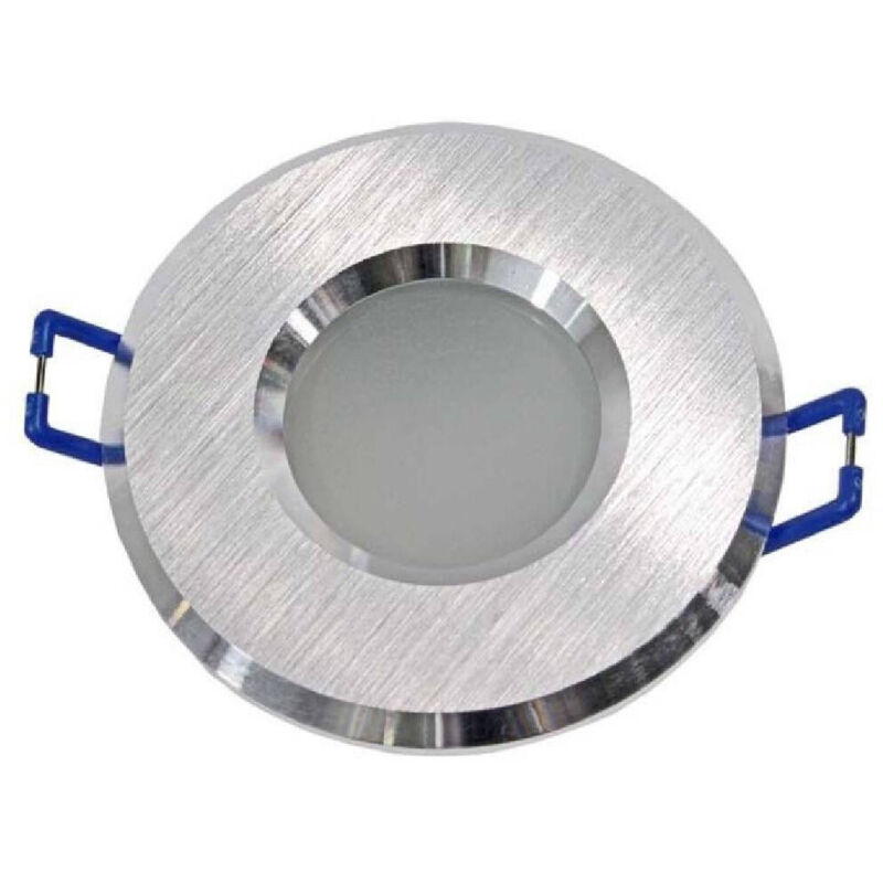 foto del prodotto trade shop traesio porta faretto incasso per doccia impermeabile ip44 supporto faretti gu10 luci p4 grigio