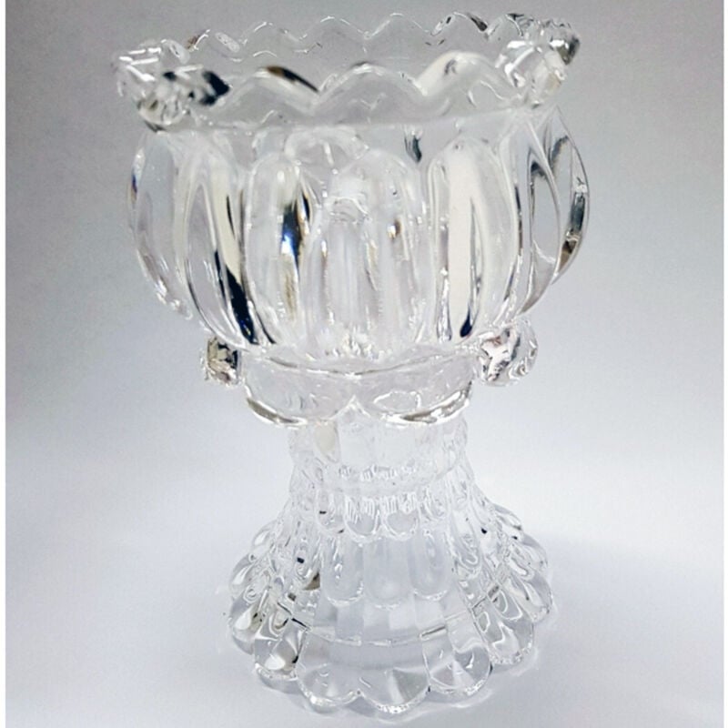 foto del prodotto trade shop traesio portacandela lanterna calice vetro bomboniera matrimonio decorazione tea light 