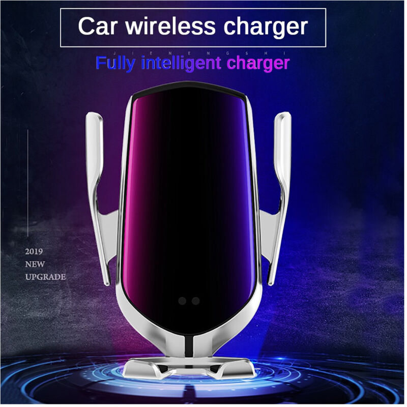 foto del prodotto trade shop traesio - portacellulare carica batteria a induzione ir universale per auto smartphone -