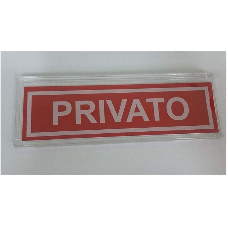 foto del prodotto trade shop traesio portaetichette privato adesive in pvc etichetta interna intercambiabile 