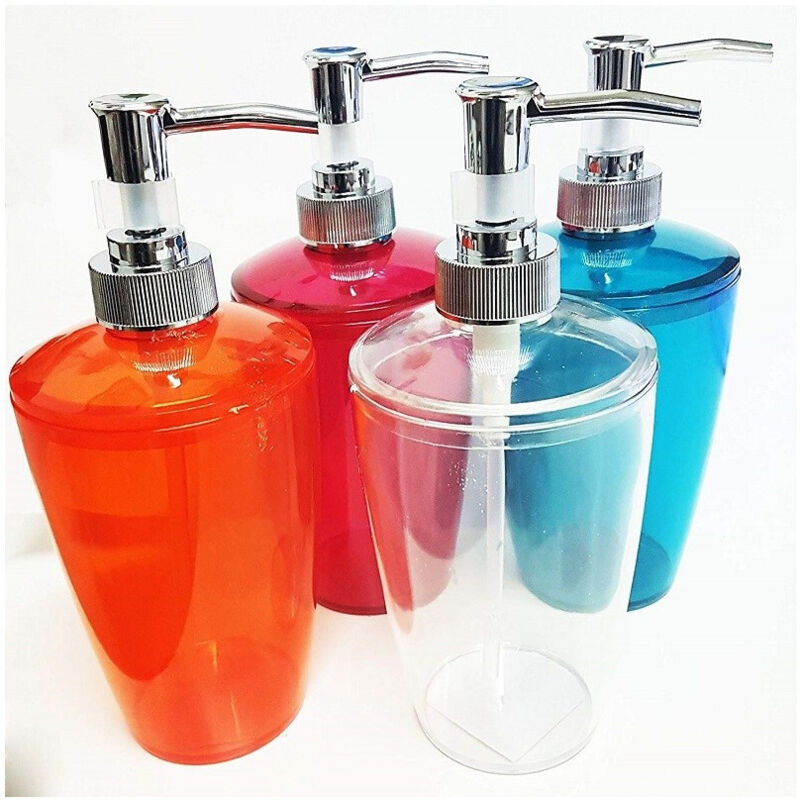 foto del prodotto trade shop traesio portasapone porta sapone 17cm in plastica dispenser bagno sapone liquido design 