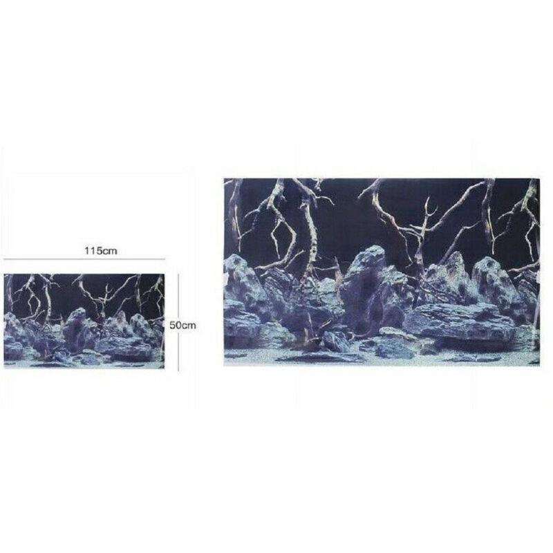 foto del prodotto trade shop traesio poster sfondo per acquario terrario panorama decoro 50 x 115 cm 61806 assortiti 