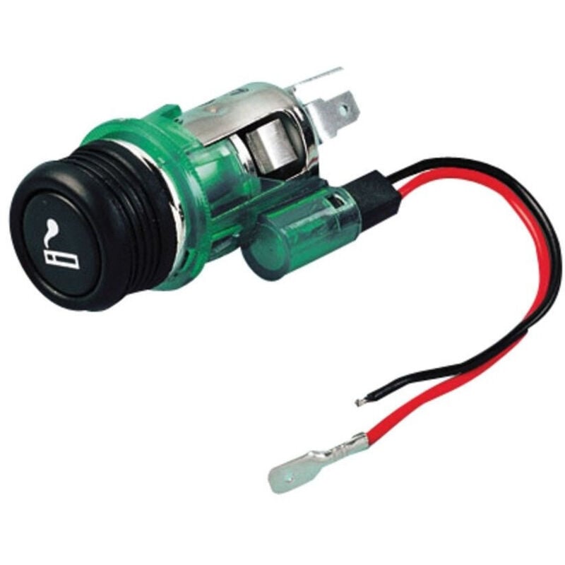 foto del prodotto trade shop traesio presa accendisigari accendino sigarette per auto camper 12volt luce illumina 