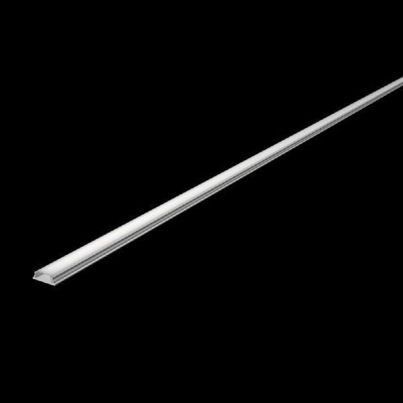 foto del prodotto trade shop traesio profilo barra in alluminio da 2 mt incasso per strip led con copertura al 19 