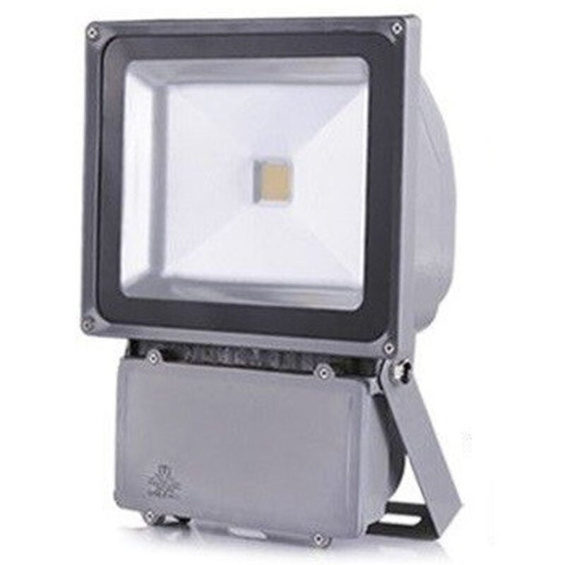 foto del prodotto trade shop traesio proiettore faretto faro a led da 150w watt per esterno ip65 luce bianca fredda 