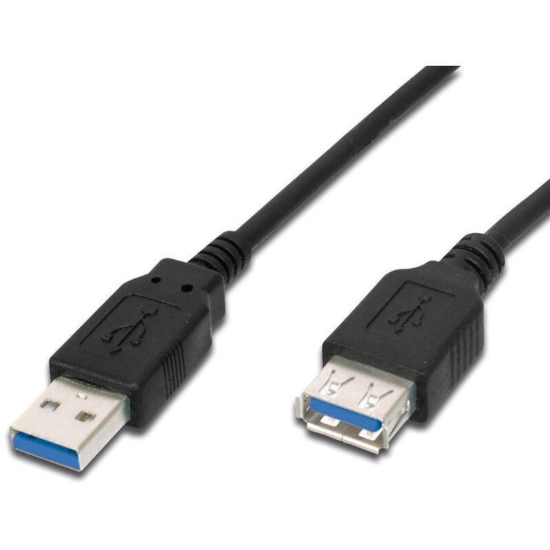 foto del prodotto trade shop traesio prolunga cavo da 5 metri usb di tipo a 2.0 maschio femmina estensione per pc 