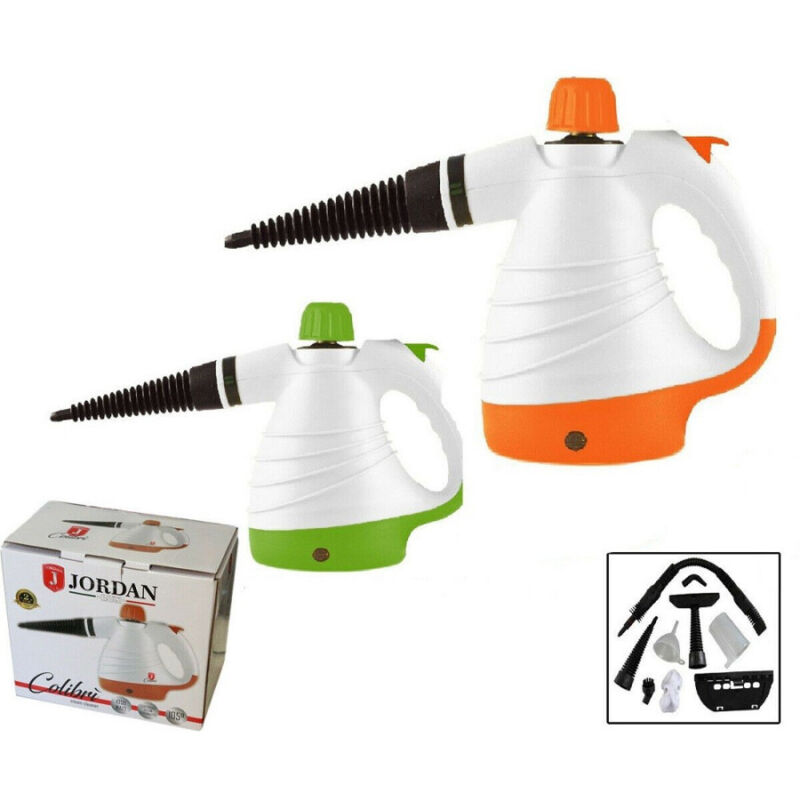 foto del prodotto trade shop traesio pulitore a vapore elettrico portatile multiuso 1050 watt 400ml 105 c accessori 