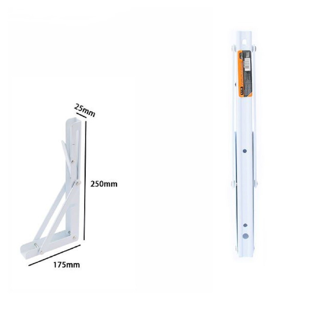 foto del prodotto trade shop traesio reggimensola supporto staffa metallo pieghevole regolabile 25x17.5x2.5 cm 07918 