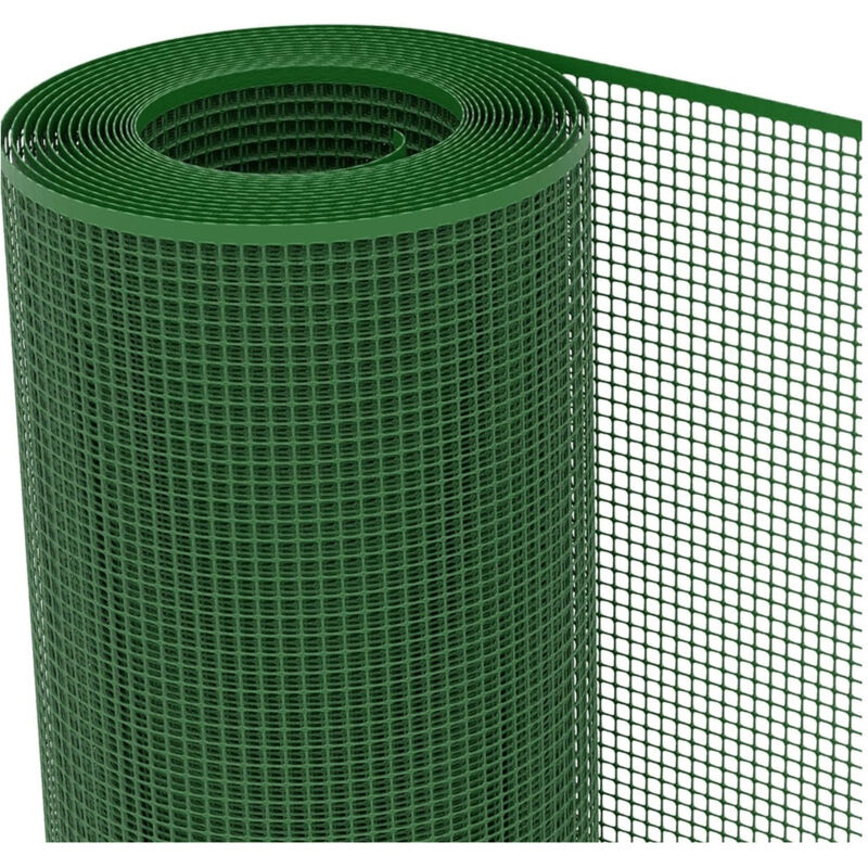 foto del prodotto trade shop traesio rete protettiva in plastica per aiuole 1 x 3 mt a maglia quadrata 20x20 mm 18261 