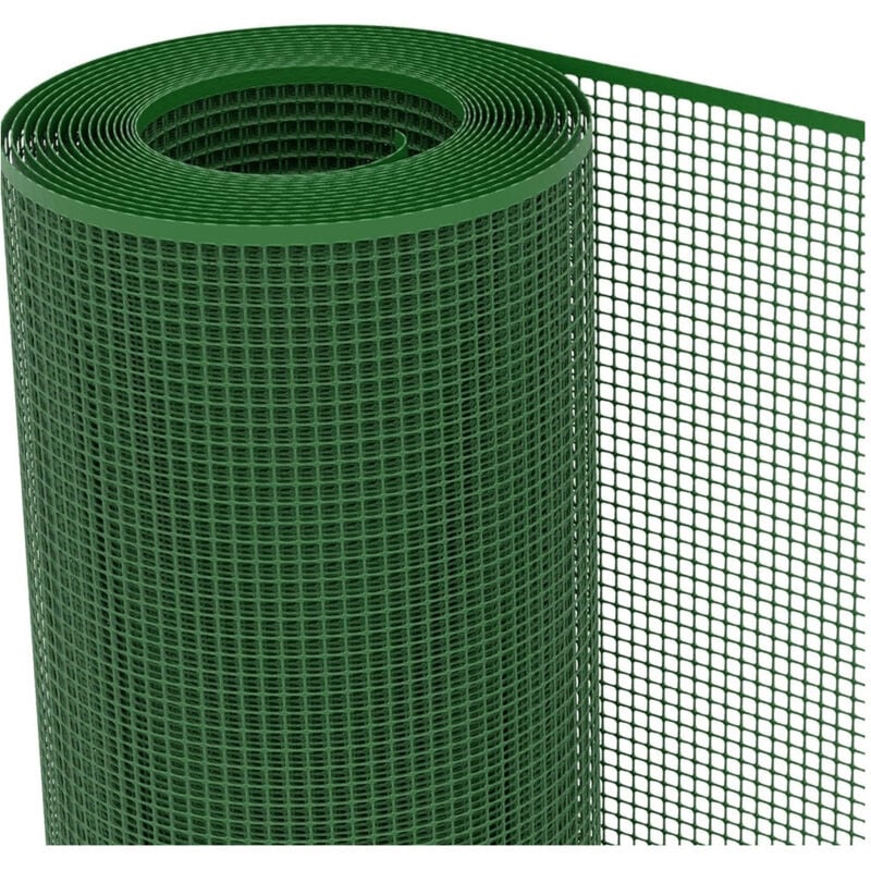 foto del prodotto trade shop traesio rete protettiva in plastica per aiuole 1x5 mt a maglia quadrata 20x20 mm grn64 62838 