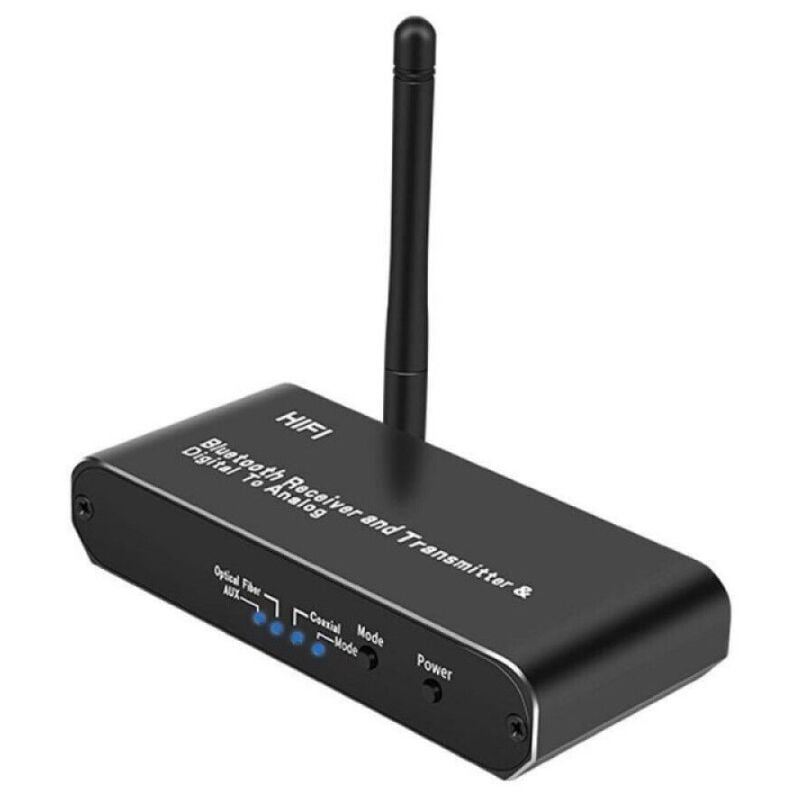 foto del prodotto trade shop traesio ricevitore trasmettitore bluetooth convertitore audio digitale a analogico h09 