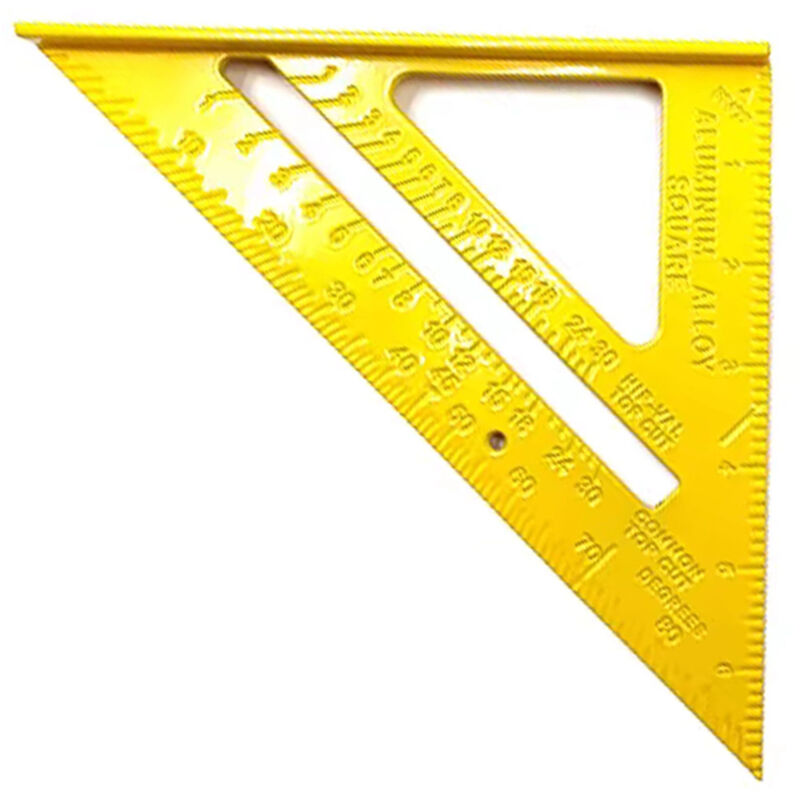 foto del prodotto trade shop traesio righello squadretta 7 pollici triangolo 180 mm in plastica squadra per falegname 