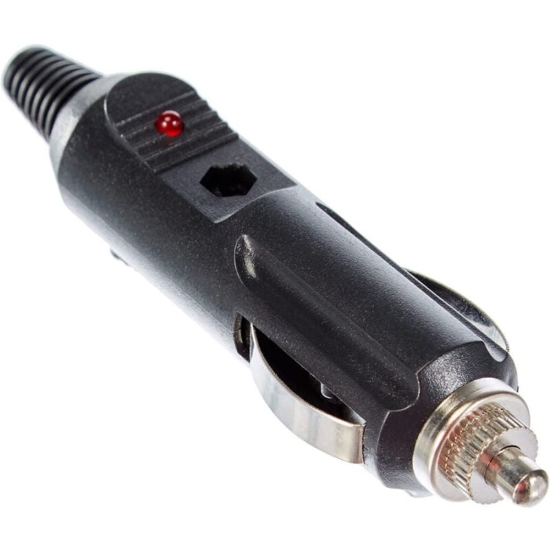 foto del prodotto trade shop traesio romeo mestri connettore maschio per presa accendisigari accendino fusibile 1 led per auto 