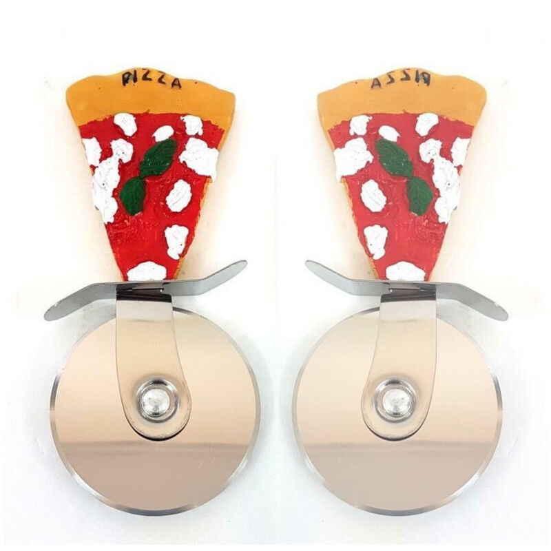 foto del prodotto trade shop traesio rotella tagliapizza taglia pizza decorata trancio pizza souvenir 