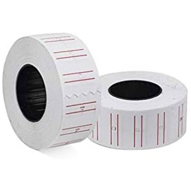 foto del prodotto trade shop traesio rotoli etichette adesive per macchina prezzatrice uso negozio prezzi vetrina 