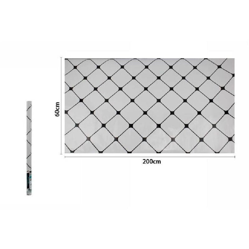 foto del prodotto trade shop traesio - rotolo adesivo per muri parete carta da parati adesiva 60cm x 2mt retinata 70861 -