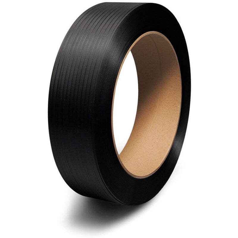 foto del prodotto trade shop traesio rotolo da 2500 mt reggetta in plastica polipropilene 15mm x 0,50 per imballaggi 