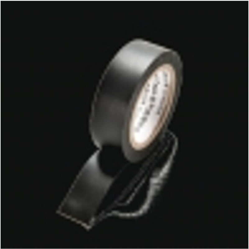 foto del prodotto trade shop traesio rotolo nastro pvc isolante isolato nero 0.18mmx25mmx25metri alta adesivit 