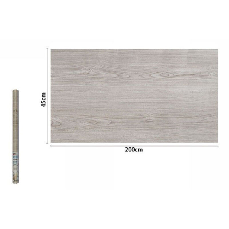 foto del prodotto trade shop traesio rotolo pellicola adesiva effetto legno 45 cm x 2 mt mobili cassetti casa 71232 