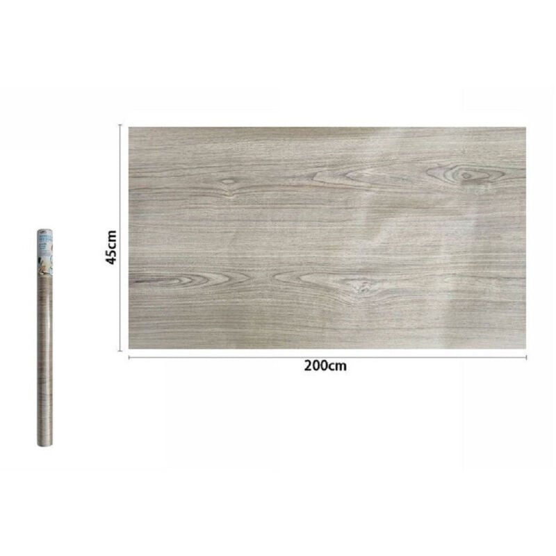 foto del prodotto trade shop traesio rotolo pellicola adesiva per parete effetto legno 45cmx2mt mobili cassetti 71239 