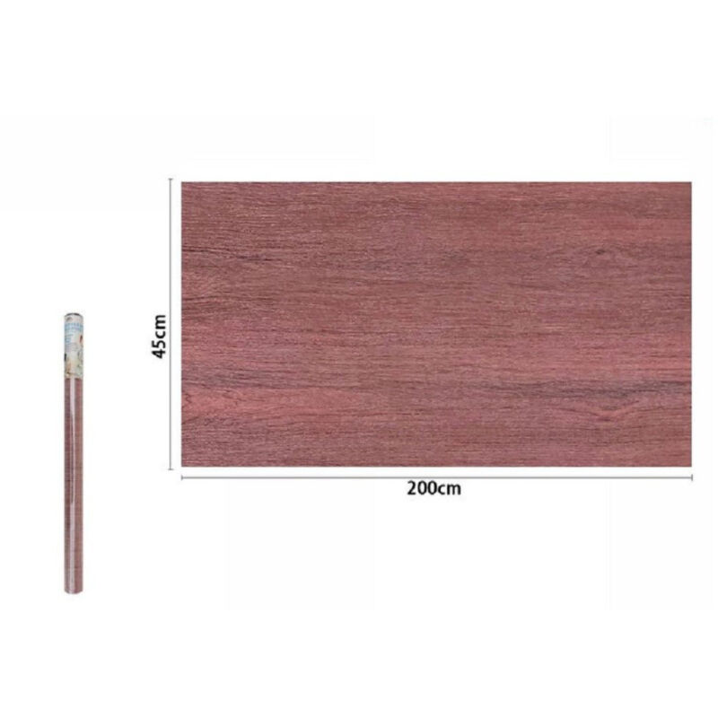 foto del prodotto trade shop traesio rotolo pellicola adesiva per parete effetto legno 45cmx2mt mobili cassetti 71250 