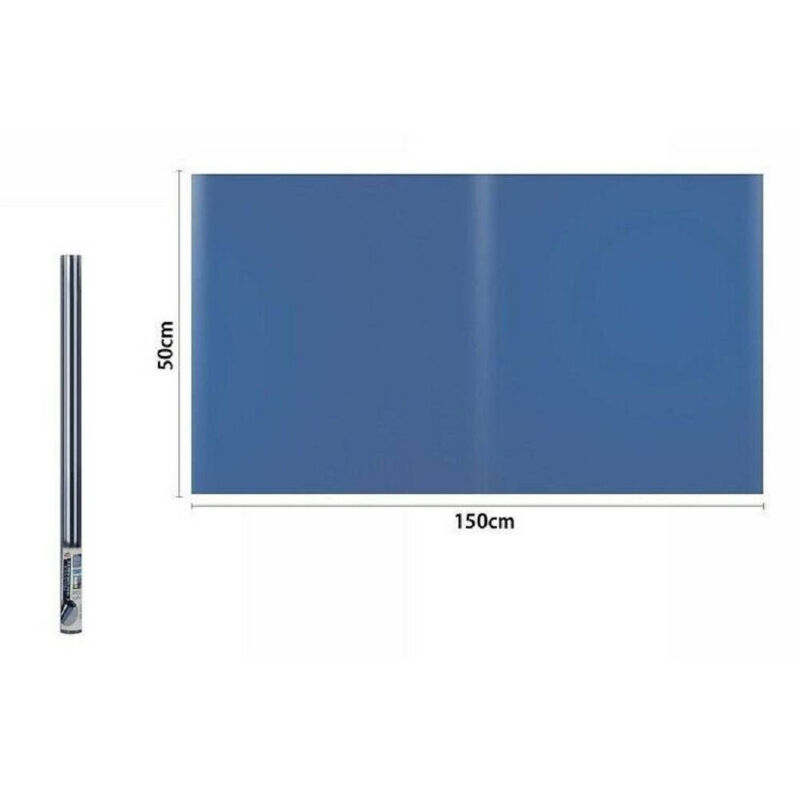 foto del prodotto trade shop traesio rotolo pellicola per finestre oscurante blu 150 x 50 cm adesiva vetro 70871 