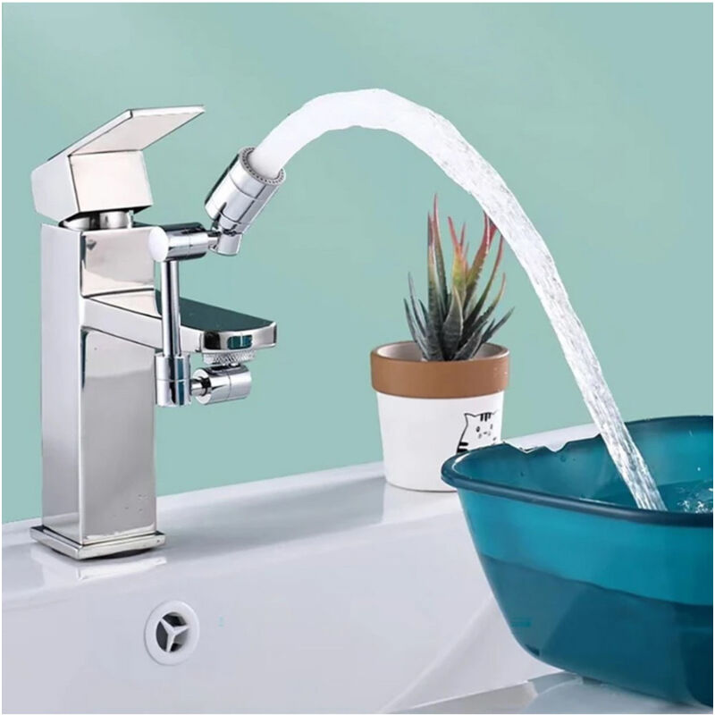 foto del prodotto trade shop traesio rubinetto girevole 1080 prolunga rompigetto snodabile acqua cucina bagno 