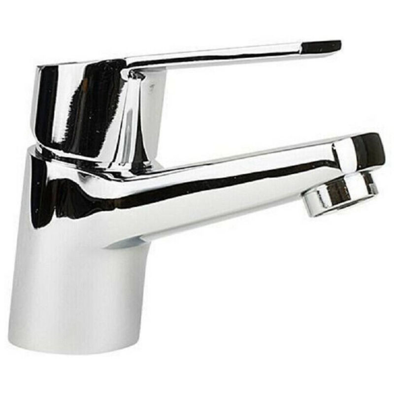 foto del prodotto trade shop traesio rubinetto per bagno da lavabo miscelatore orientabile in ottone cromato lucido 