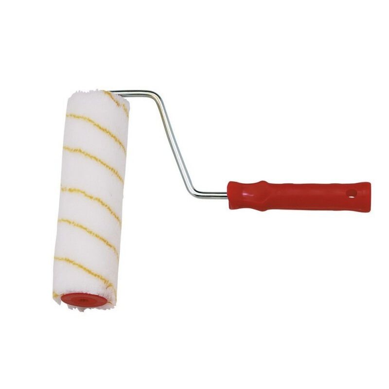 foto del prodotto trade shop traesio rullo per pittura murale cordonato 250mm pennello pareti casa stanza vernice no goccia 
