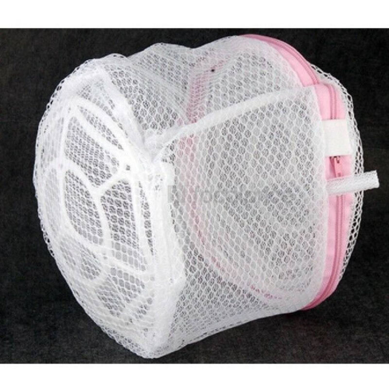 foto del prodotto trade shop traesio sacchetto salva reggiseno lavatrice lavaggio biancheria rete intimo 19x14cm 