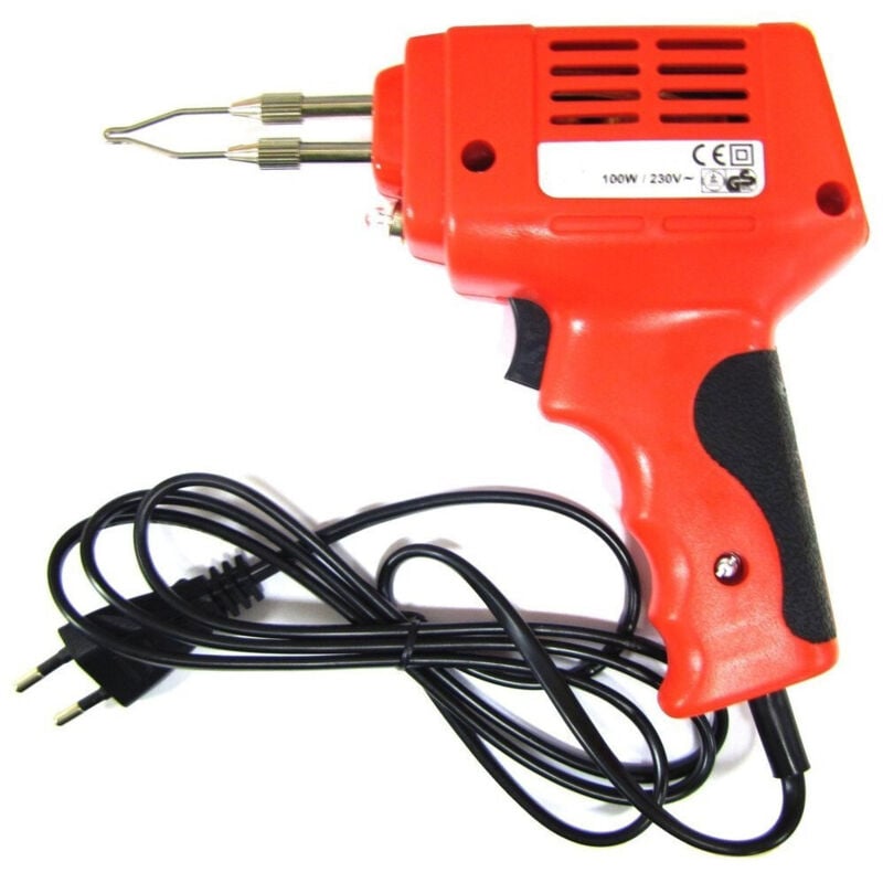 foto del prodotto trade shop traesio saldatore a stagno 100 w saldante saldatura stagnatura professionale 