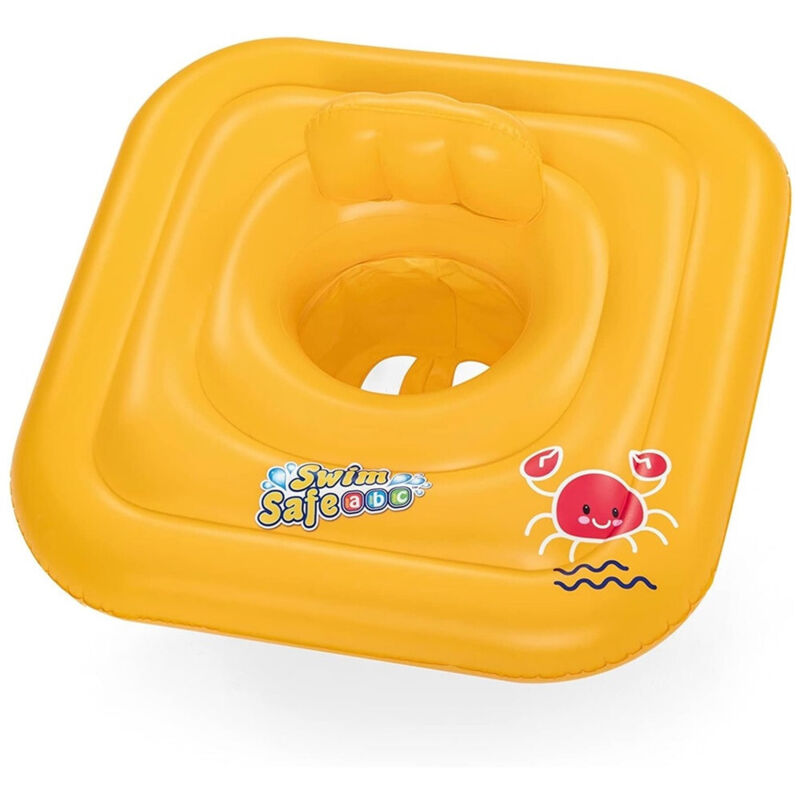 foto del prodotto trade shop traesio - salvagente gonfiabile a mutandina quadrato swim safe abc step a 76 x 76 cm 32050 -