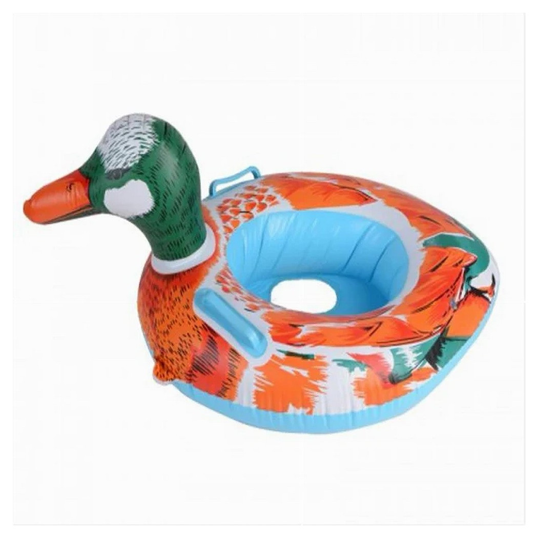 foto del prodotto trade shop traesio salvagente gonfiabile mutandina per bambini a forma d anatra con maniglie piscina 