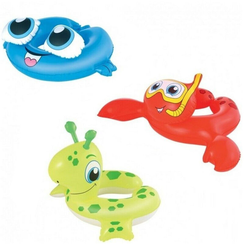 foto del prodotto trade shop traesio salvagente gonfiabile testa animali 61cm mare giochi spiaggia piscina nuoto 