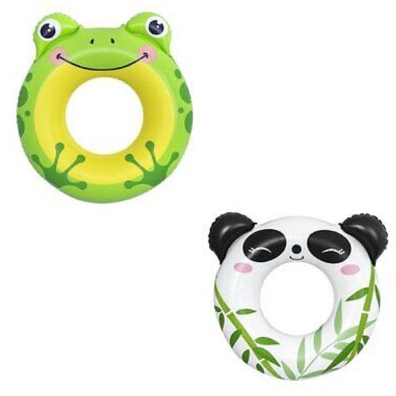 foto del prodotto trade shop traesio salvagente panda rana 79x85cm ciambella gonfiabile mare bambini 3 6 anni 36351 